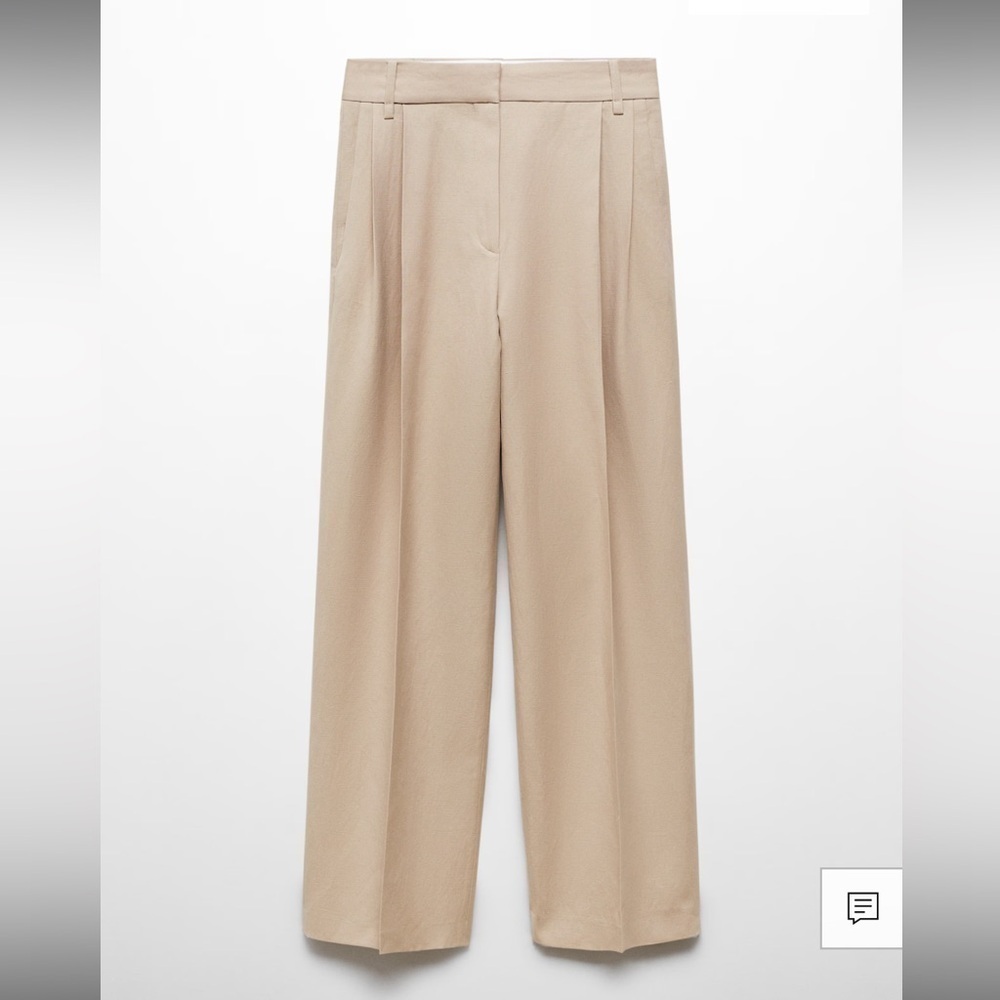 VICTORIA BECKHAM X MANGO collection Pleat straight trousers Size 4 NWT - Picture 3 of 7
